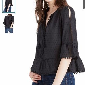Madwell Peekaboo Pompom Top